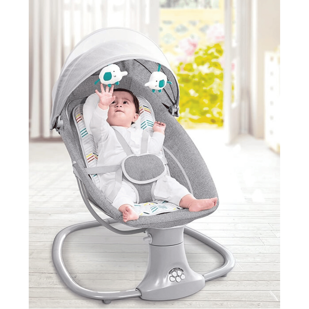 Baby Electric Rocking Chair - Grey