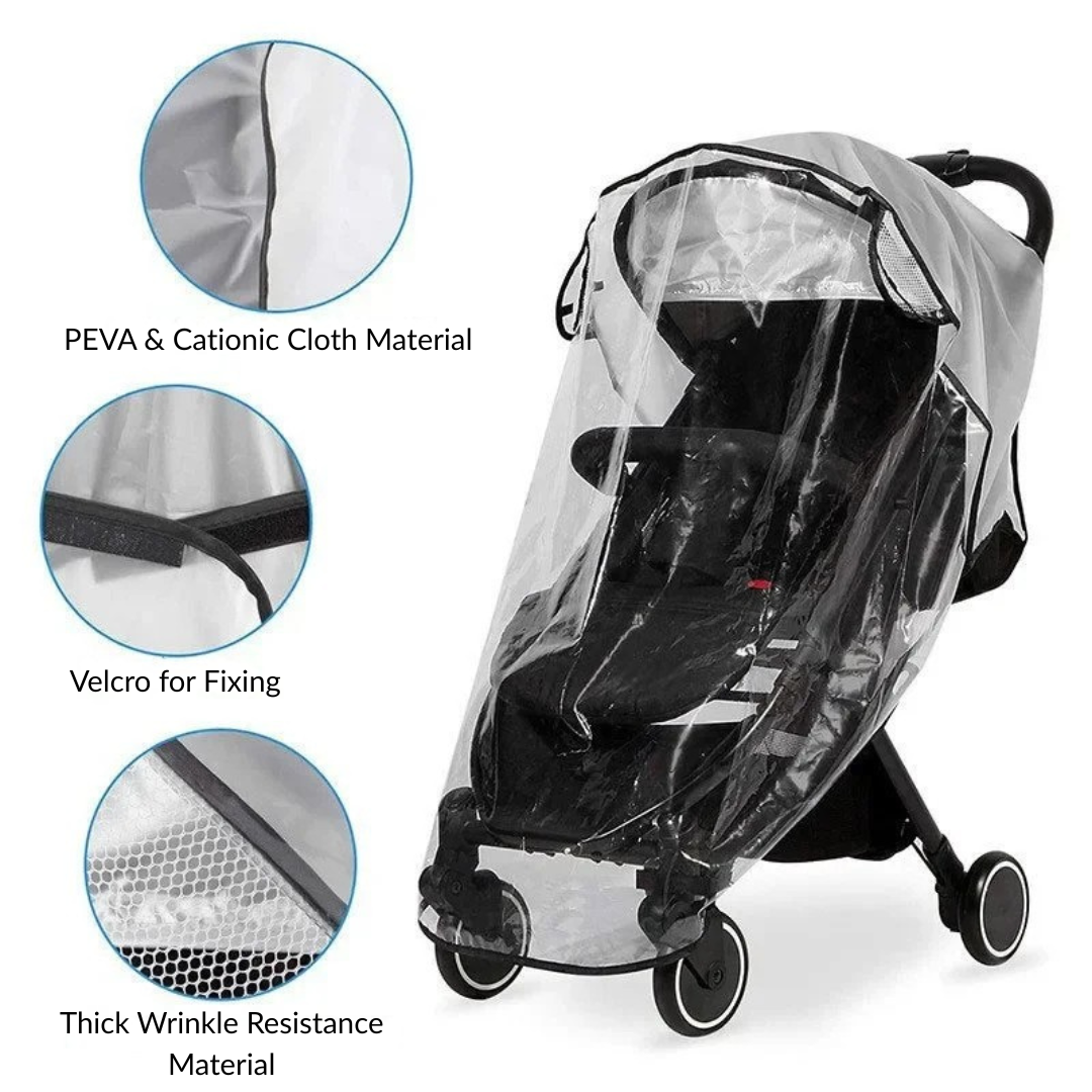 ClearShield™ Pram Rain Cover