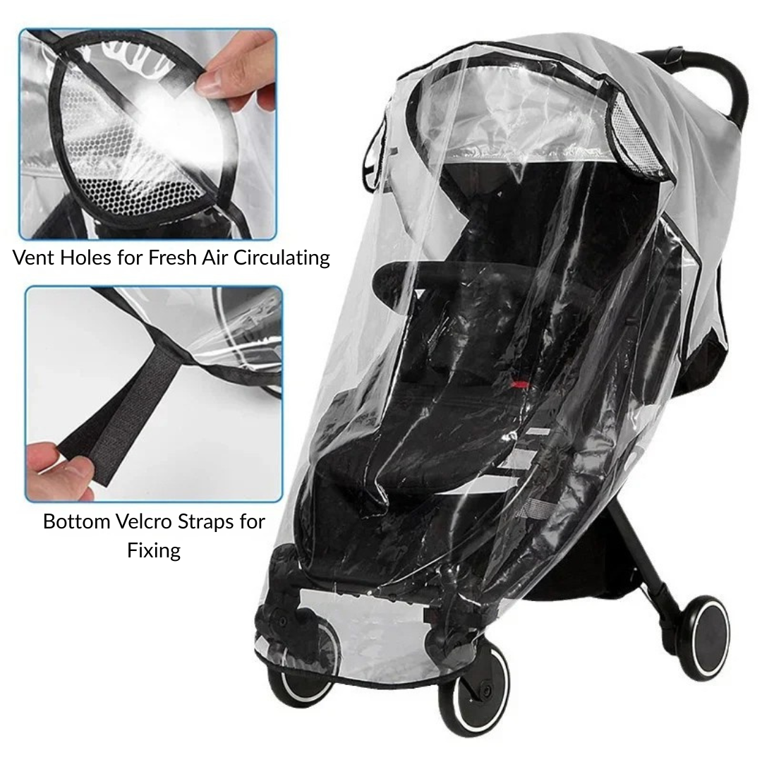 ClearShield™ Pram Rain Cover
