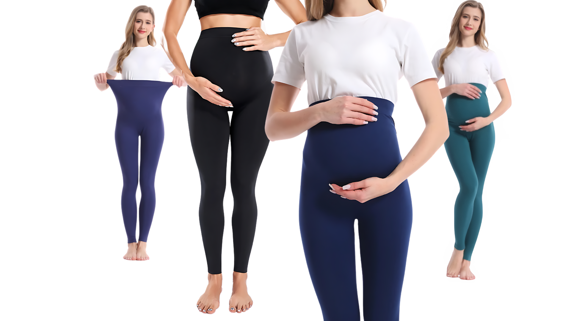 High Waist Pregnancy Leggings - 4 Colours