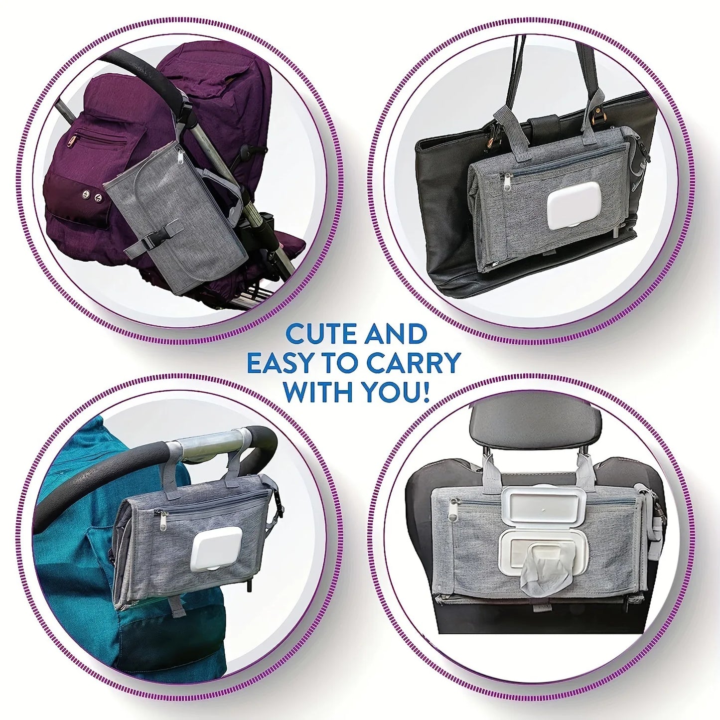 Portable Diaper Changing Mat - Cute and easy