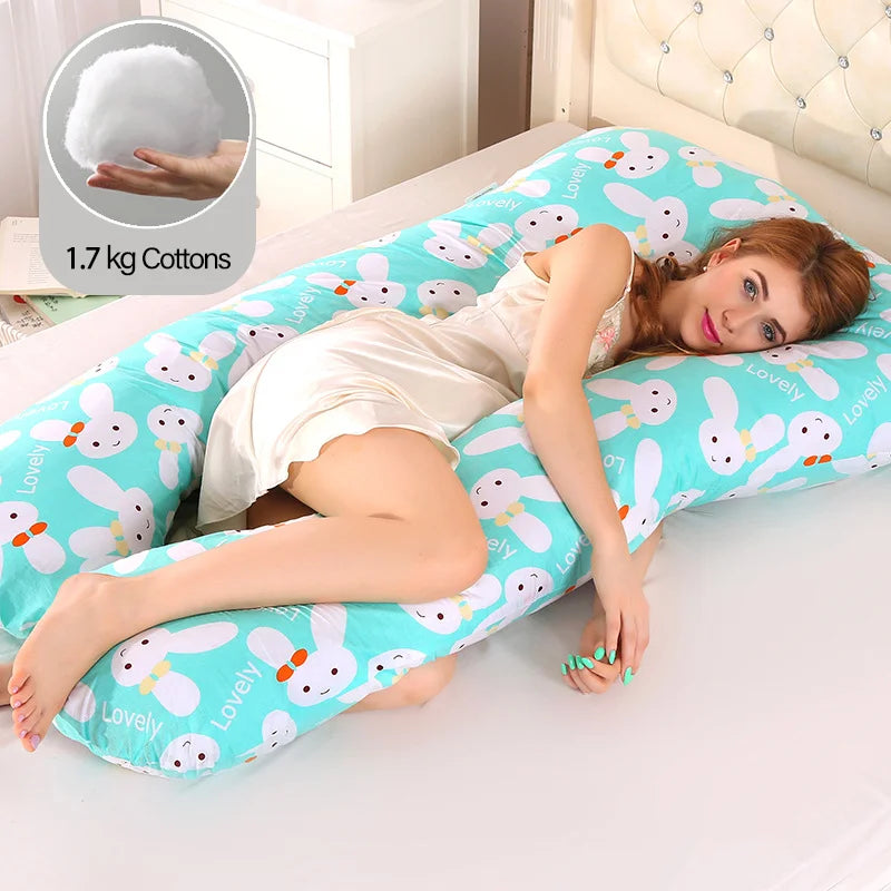 U-Shape Pregnancy Pillow - Rabbits 1.7kg