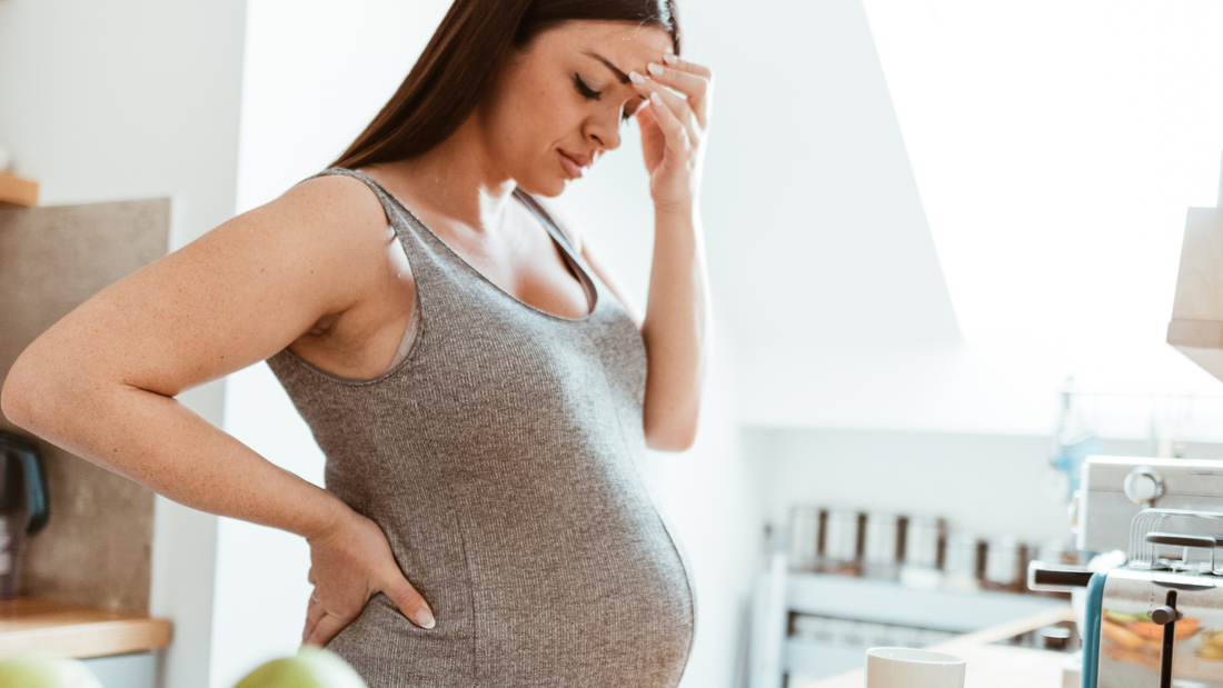pregnant woman thinking