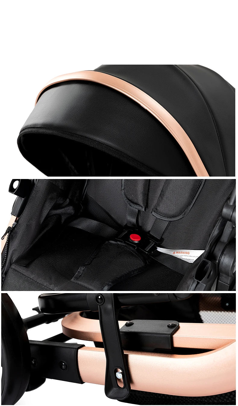 3-in-1 Travel System – Lightweight Stroller from Newborn to Toddler – Diagram