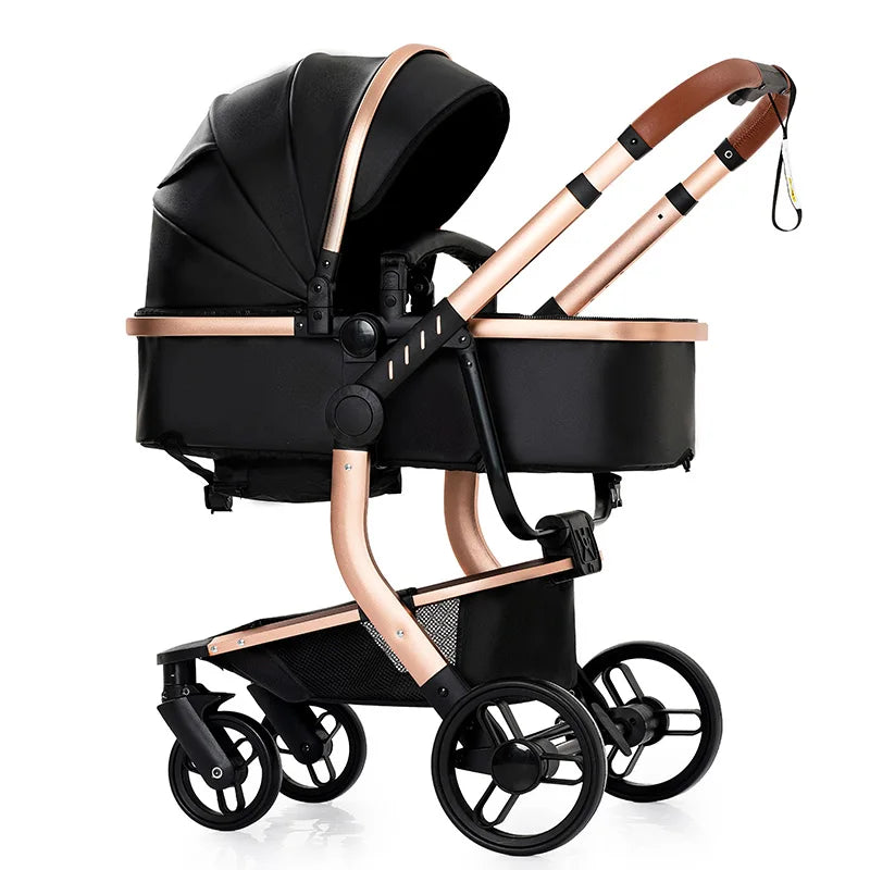 3-in-1 Travel System – Lightweight Stroller from Newborn to Toddler – left view