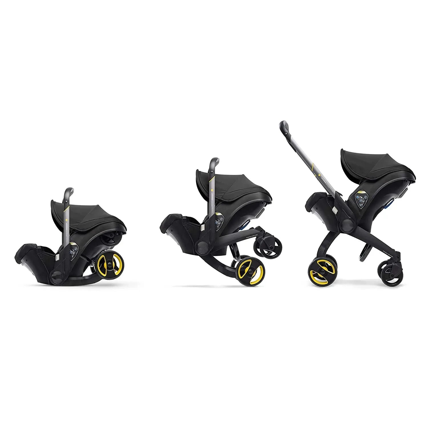 4 in 1 baby stroller - image of the stroller being set up
