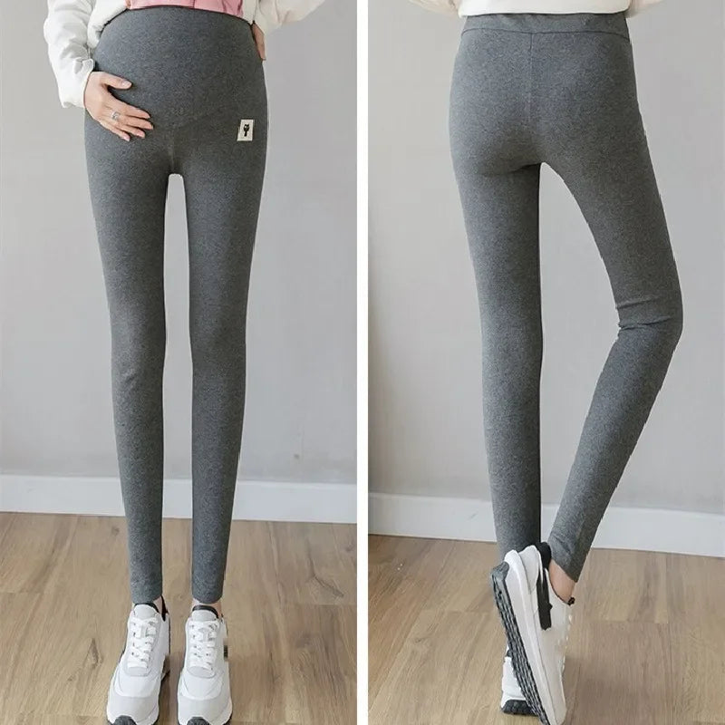 Adjustable Bottoming Pants - Grey Front and Back View