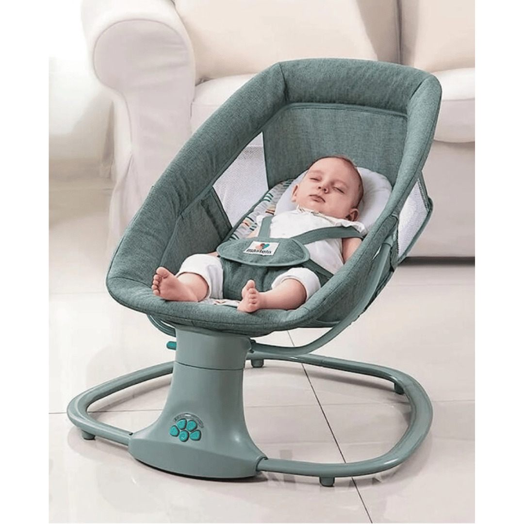 Baby Electric Rocking Chair - Baby Sleeping In The Chair