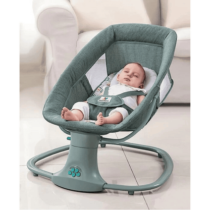 Baby Electric Rocking Chair - Baby Sleeping In The Chair