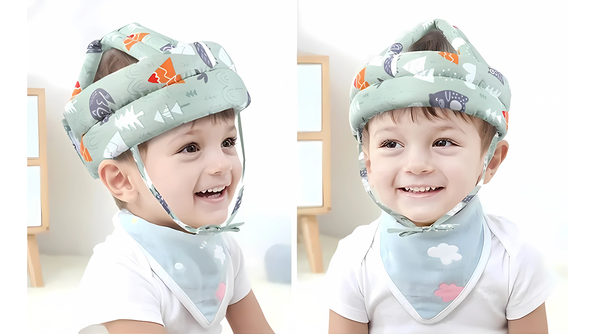 Adjustable baby safety helmets