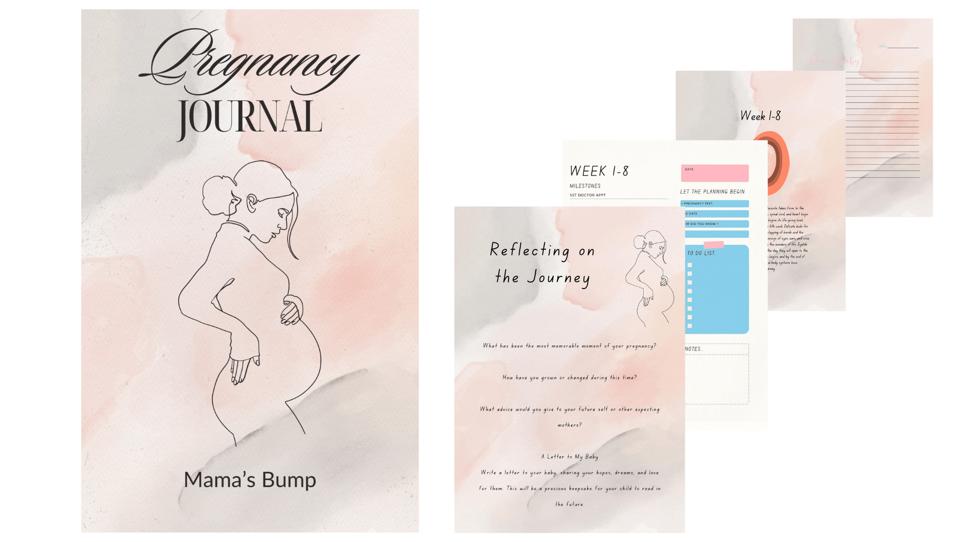 Mama's Bump Pregnancy Journal cover image