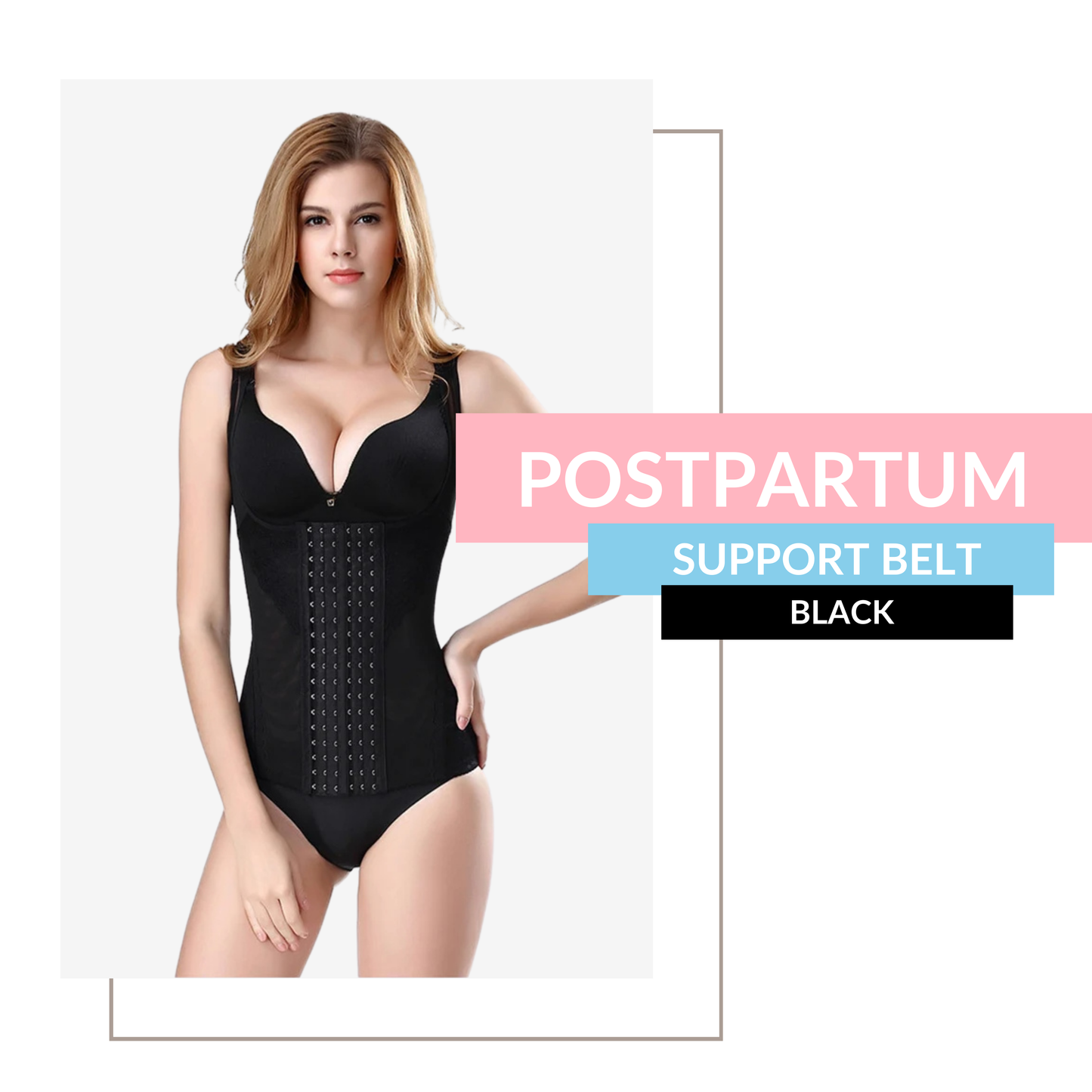 Postpartum Support Belt - Black