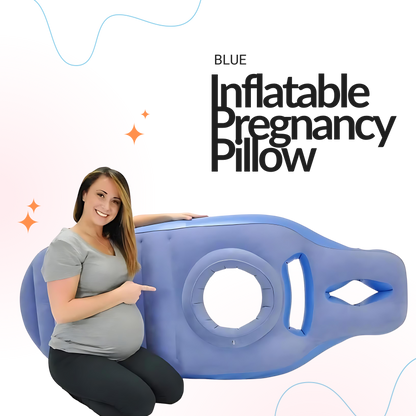 Blue Inflatable Pregnancy Pillow