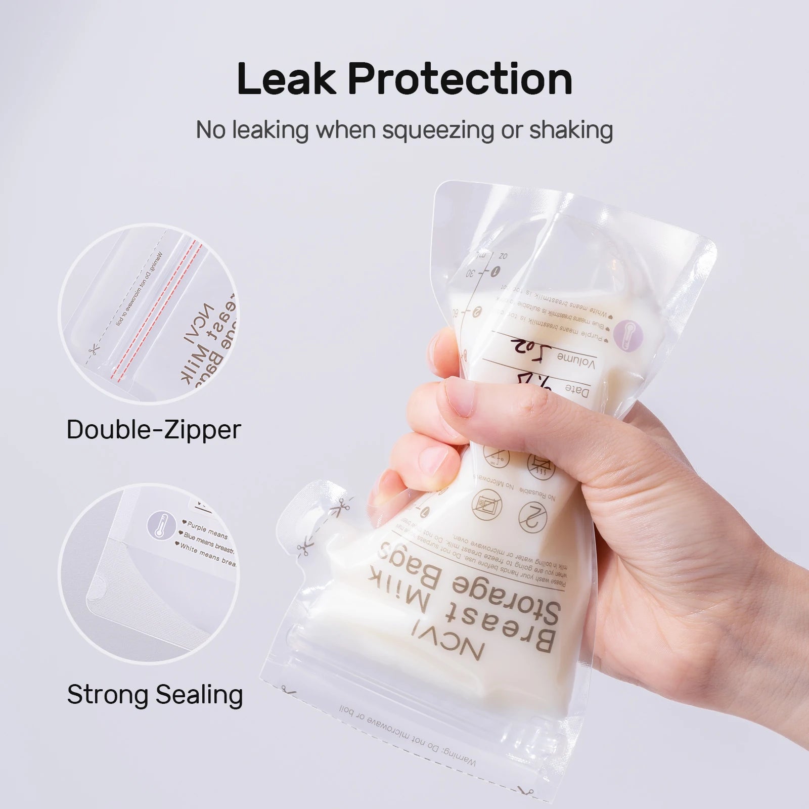 Breastfeeding Storage Bags (Leak Protection