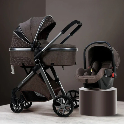 Luxury 3-in-1 Baby Stroller