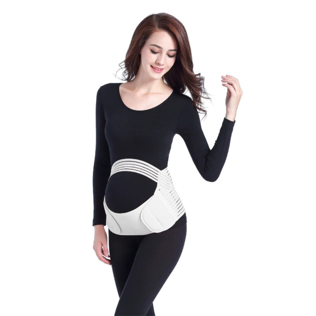 Comfort Plus Maternity Support Belt - White