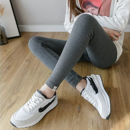 Dark Grey bottoming maternity leggings