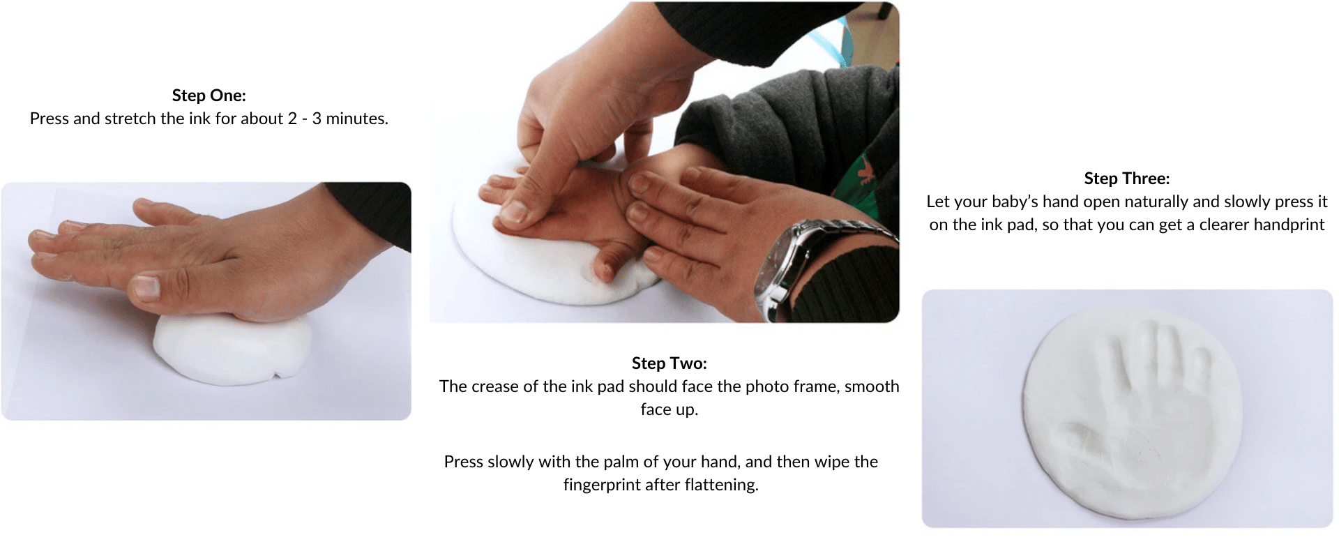 Directions on how to use the keepsake photo frame