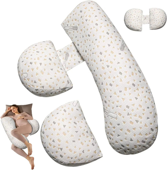 Full-Body Maternity pillow - Cream Colour