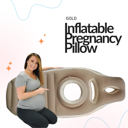 Gold Inflatable Pregnancy Pillow