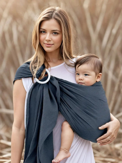 Hands Free Baby Wrap Carrier for Newborns to Toddlers - Carrying Her Toddler