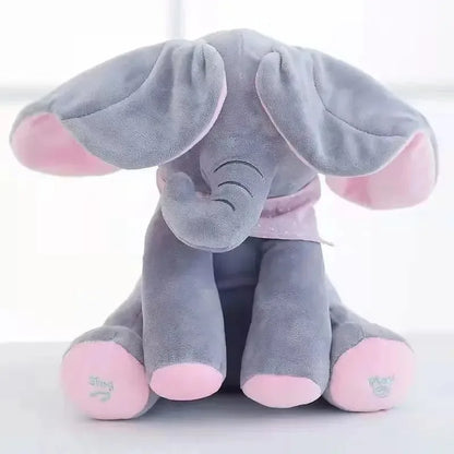 Hide-and-Seek Singing Elephant Plush Toys - Floppy Ears