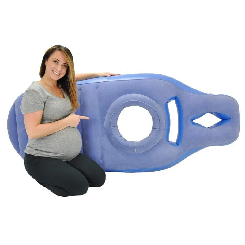 Inflatable Pregnancy Pillow - Blue Colour