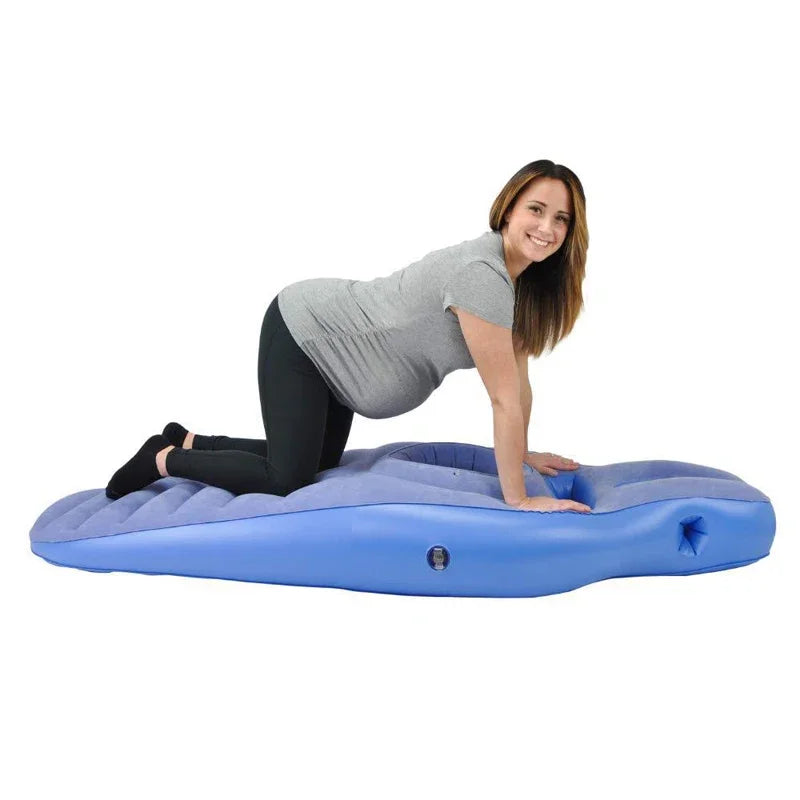 Inflatable Pregnancy Pillow - Blue Coloured