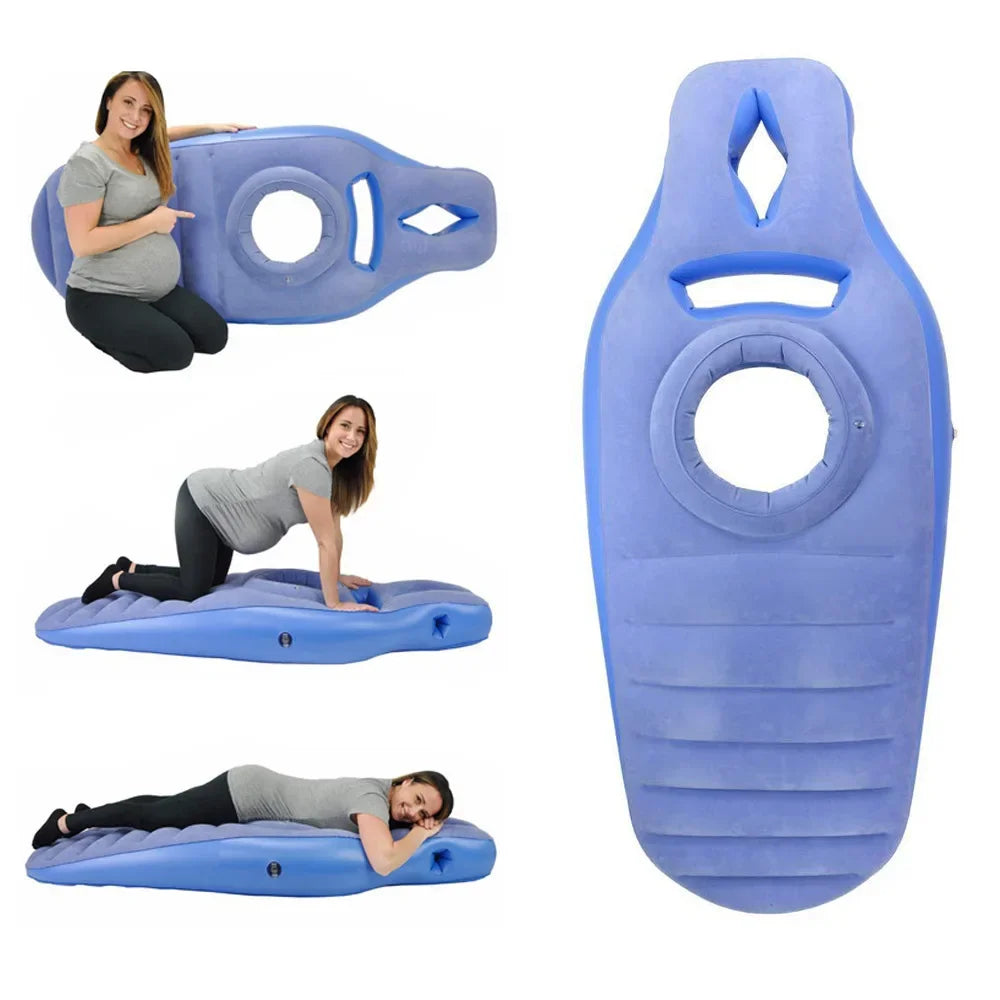 Inflatable Pregnancy Pillow - Blue Product Image