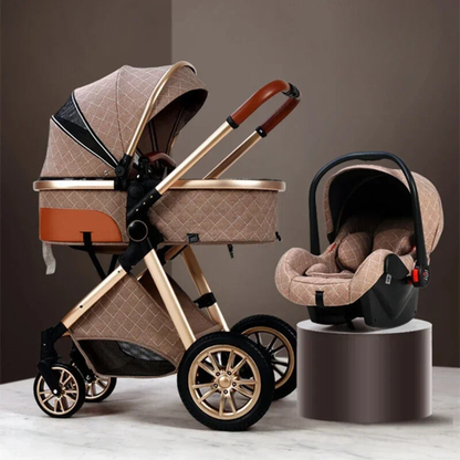 Luxury 3-in-1 Baby Stroller