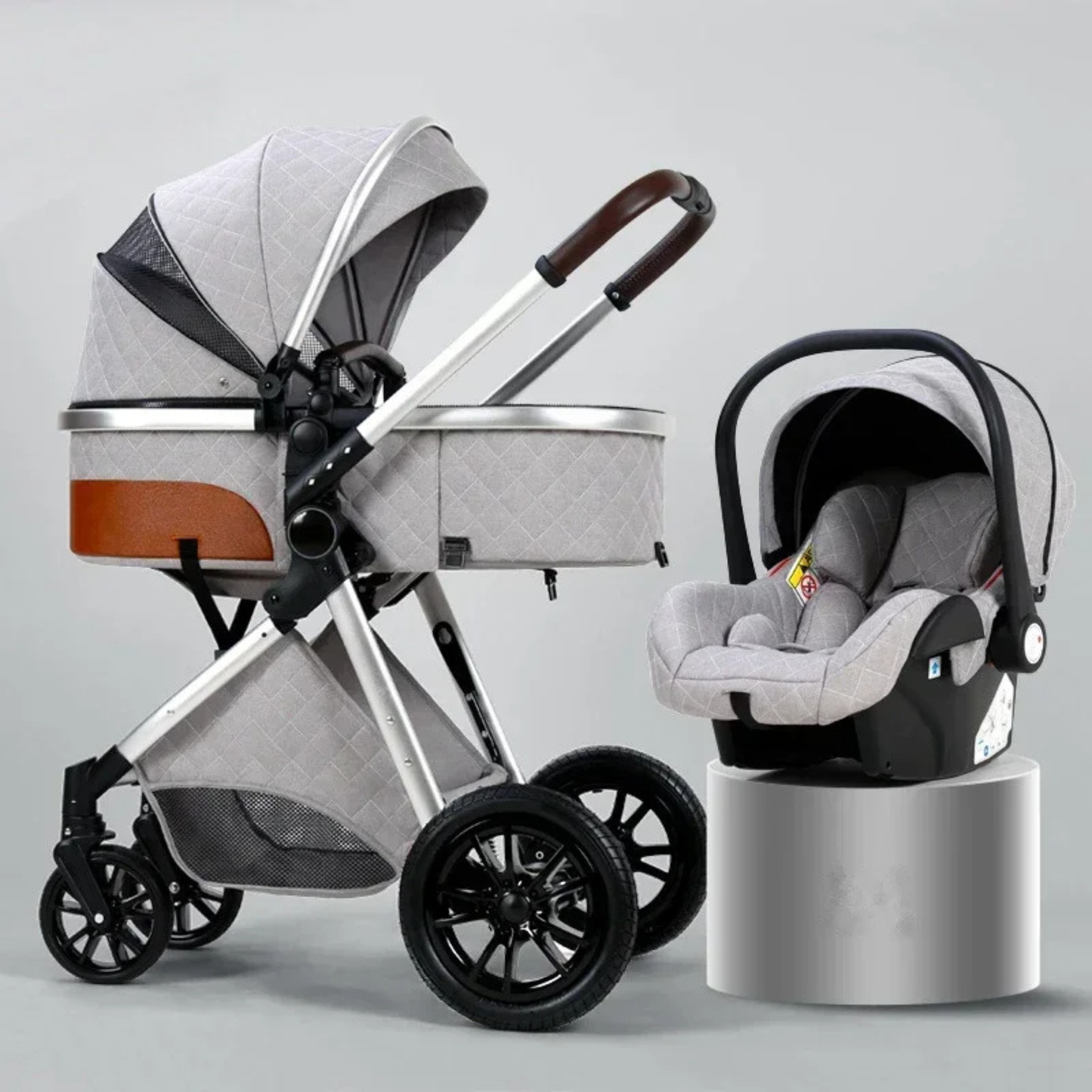 Luxury 3-in-1 Baby Stroller