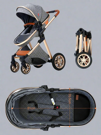 Luxury 3 in 1 Baby Stroller (Specifications)