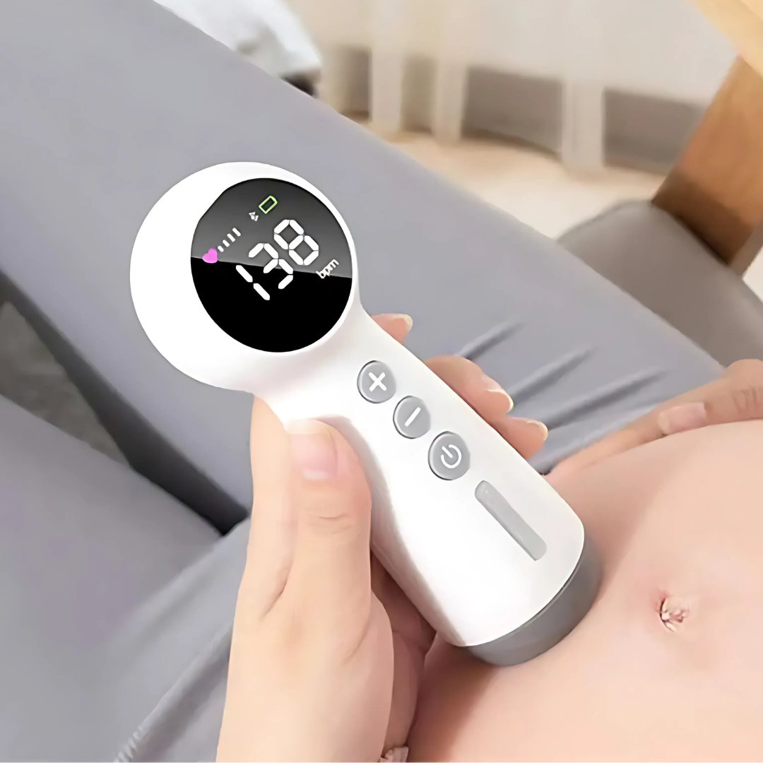 Mamas Bump _ 3.0M Hz Digital Fetal Doppler _ Advanced Baby Heart beat Monitor - Being Used