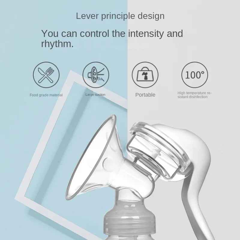 Manual Breast Pump - Lever Principle Design