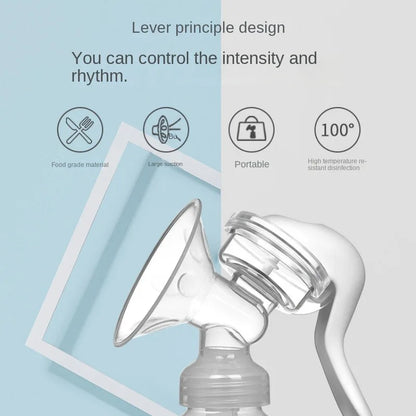 Manual Breast Pump - Lever Principle Design