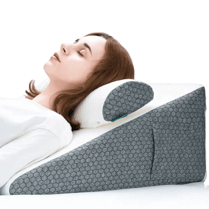 Memory Foam Wedge Pillow Neck Pillow Set