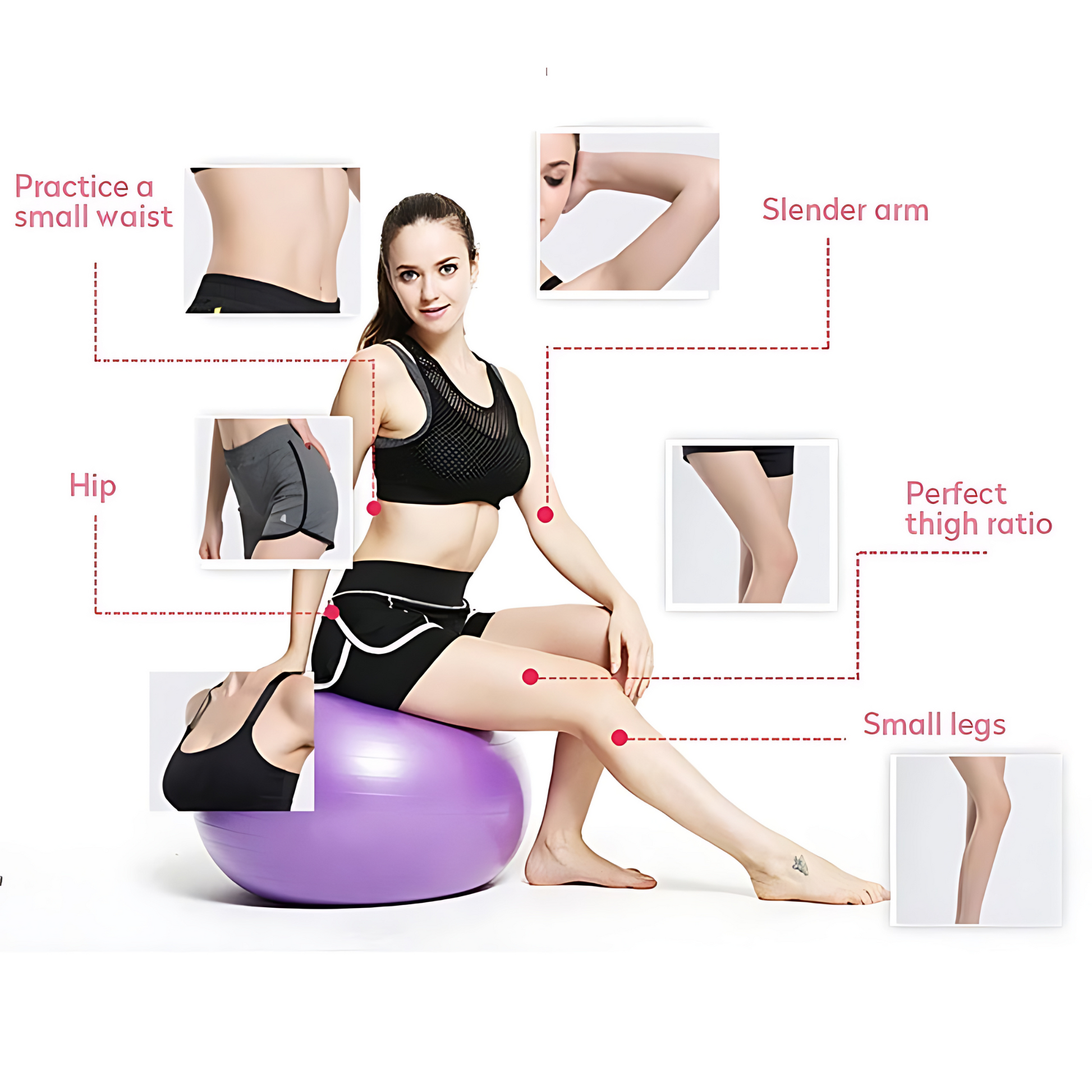 New PVC Fitness Balls Yoga Ball _ Benefits