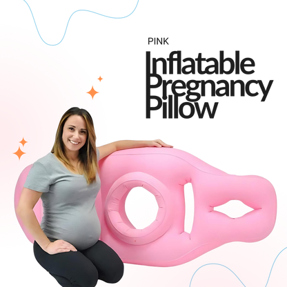 Pink Inflatable Pregnancy Pillow