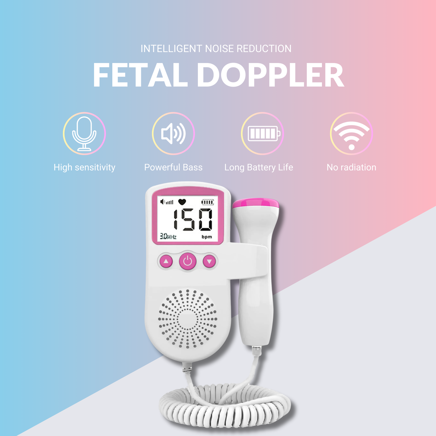 Pink fetal doppler