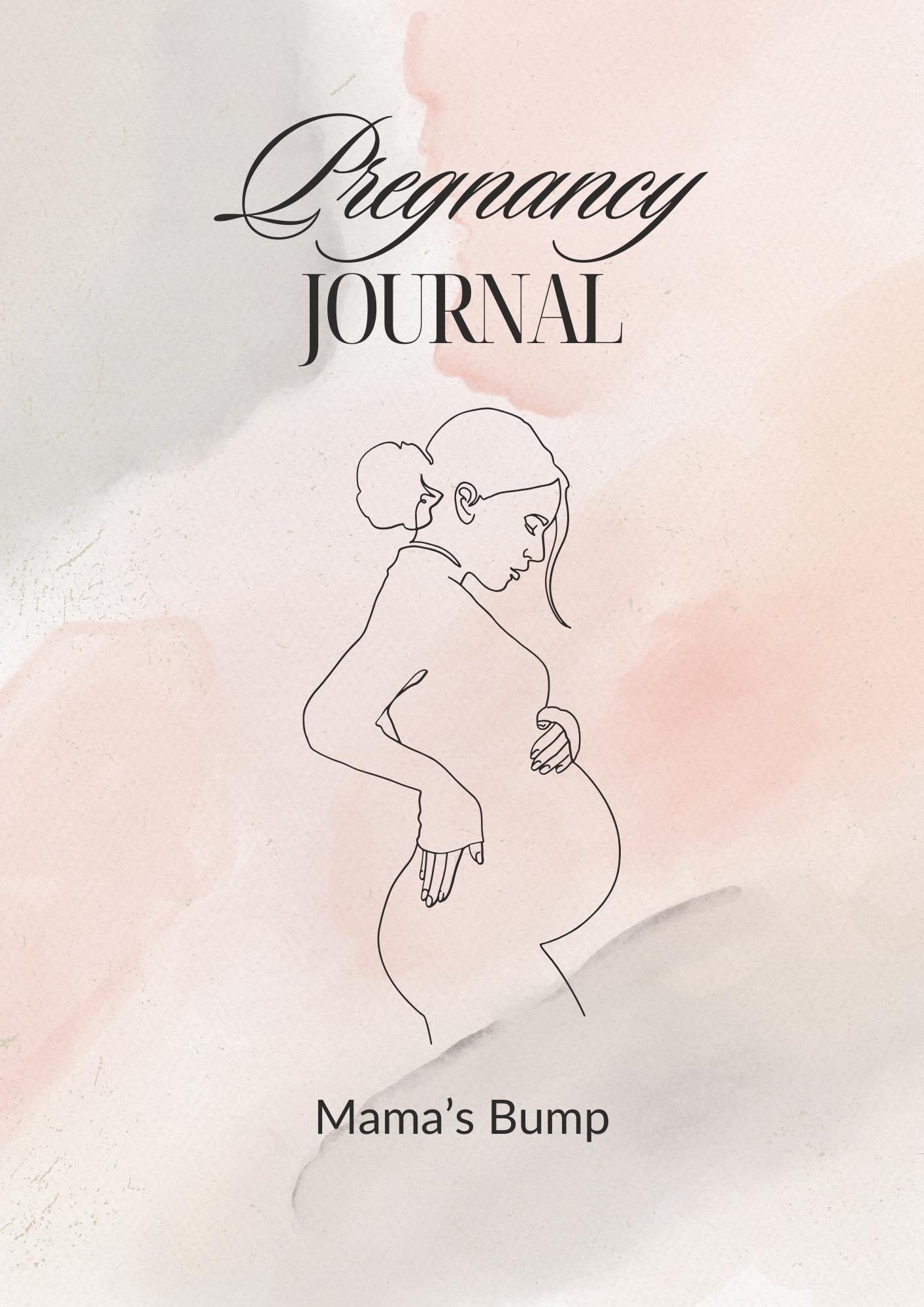 Pregnancy journal front page