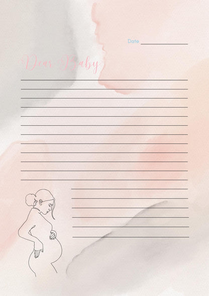 Pregnancy journal page 1