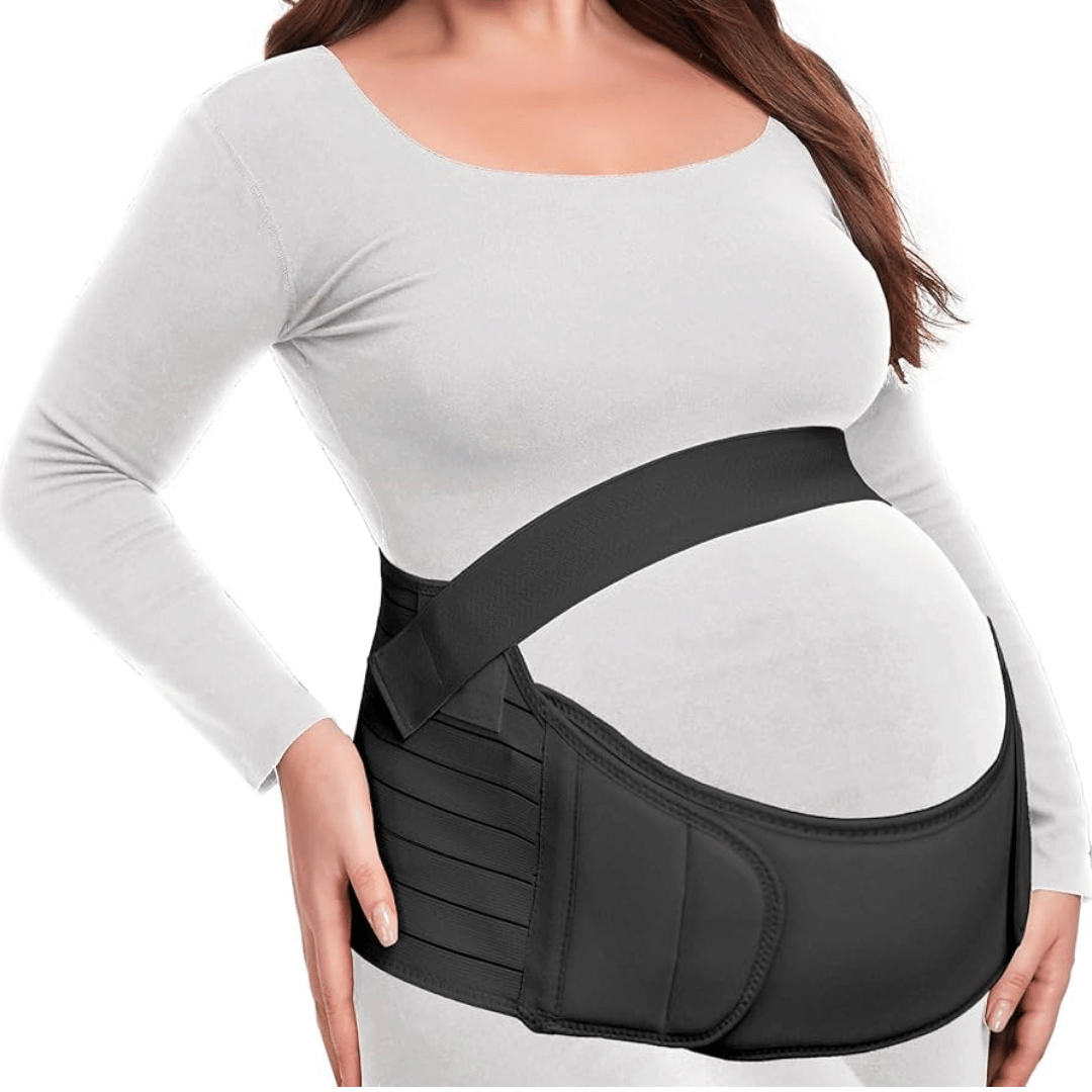 Pregnancy support belt - black