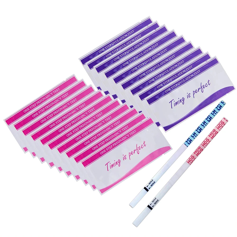 Purple and Pink Ovulation Sticks