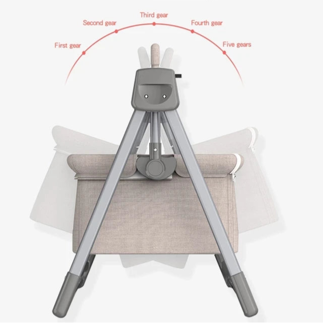 Smart Bluetooth Baby Crib Self Rocking Bassinet with White Noise Sleep Tracking Mama's Bump - Instructions on how to use