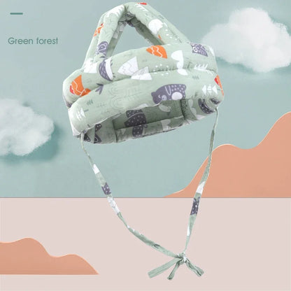 Two Baby safety helmet - Green Forest Colour