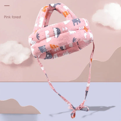 Two Baby safety helmet - Pink Forest Colour