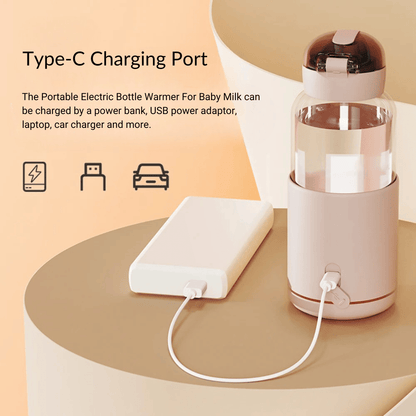 Type C Charging Port For The Electric Bottle Warmer