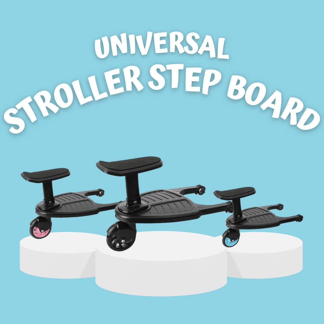 Universal Stroller Step Board Adapter with Seat – Easy Ride for ...