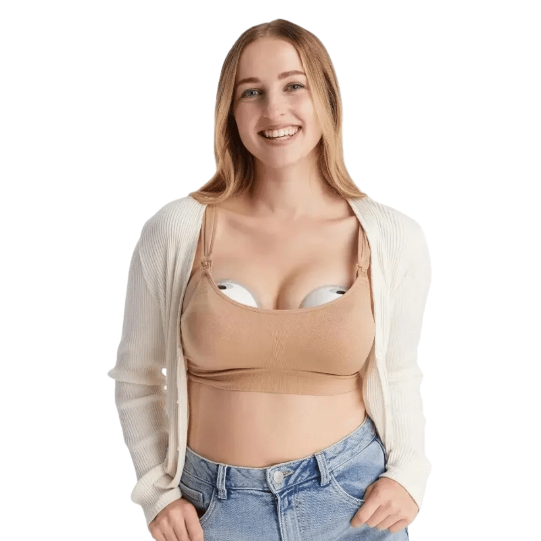 Wearable breast pump - using the breast pump