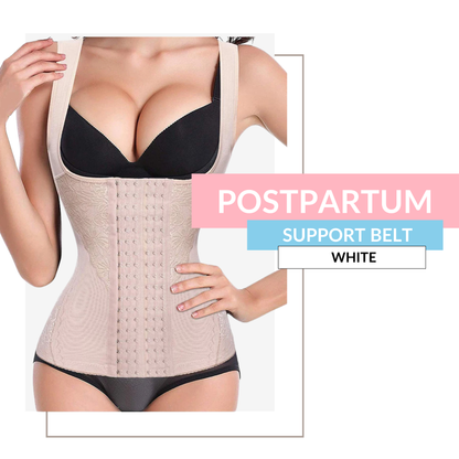 Postpartum Support Belt - White